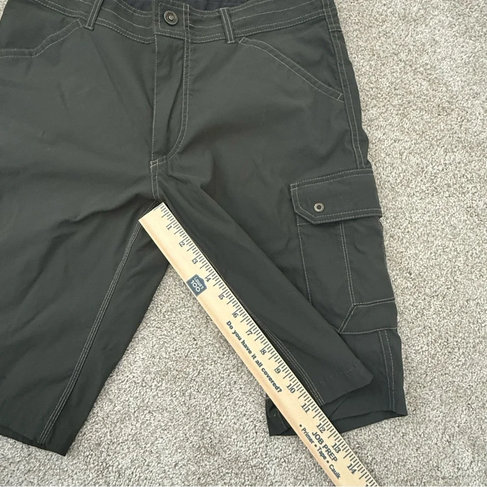 Kuhl Dark Green Casual Outdoor Hiking Cargo Shorts Men's Size 34‎ Gorpcore
